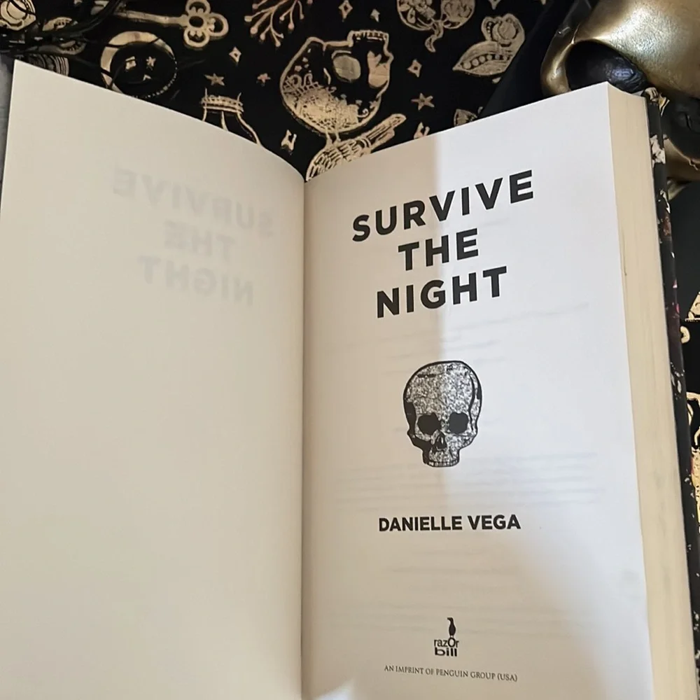 Survive The Night Danielle Vega Teen Horror Hardcover Novel